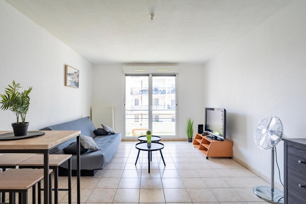 Apartament Le Zenith - Parking Prive & Wifi - 5 Min Zenith De Strasburg Zewnętrze zdjęcie