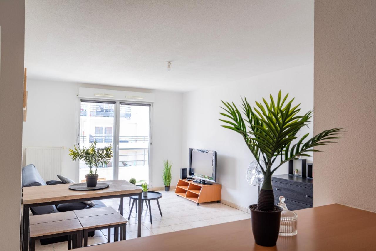 Apartament Le Zenith - Parking Prive & Wifi - 5 Min Zenith De Strasburg Zewnętrze zdjęcie