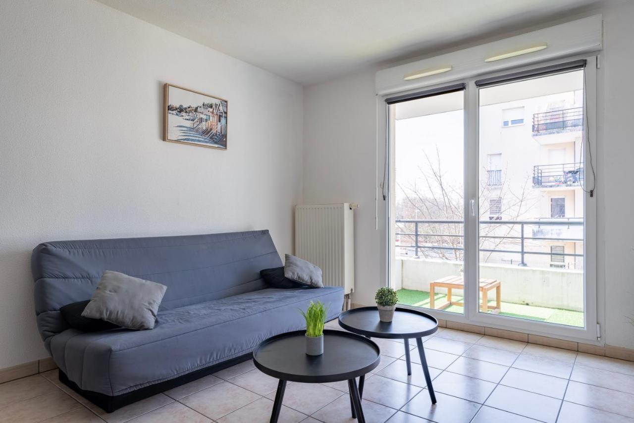 Apartament Le Zenith - Parking Prive & Wifi - 5 Min Zenith De Strasburg Zewnętrze zdjęcie